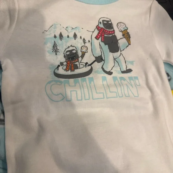 Cat & Jack • NWT Chillin' Kids Pajamas Fleece bottoms - Picture 2 of 3